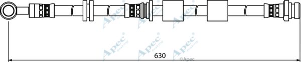 APEC BRAKING Тормозной шланг HOS3909